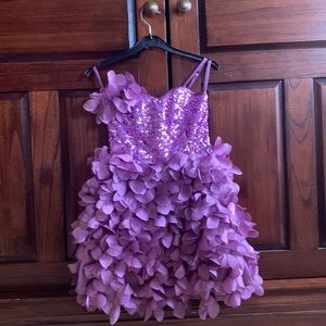 Purple Petal Dress